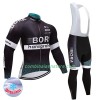 Maillot Cyclisme Hiver + Collant à Bretelles 2017 Bora-Hansgrohe Femme N001